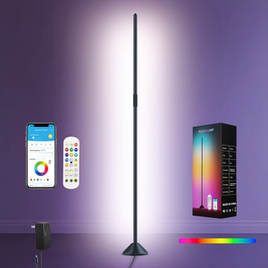 Rgbic thông minh Wifi tầng môi trường xung quanh góc ánh sáng <span class=keywords><strong>LED</strong></span> thường vụ đèn hiện đại tầng góc đèn cao trong nhà màu sắc thay đổi từ xa - Product Image 6