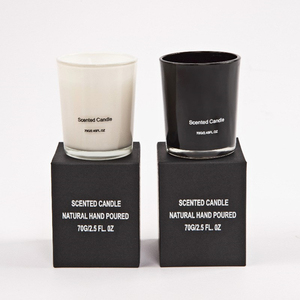 Bougies parfumées blanches à arôme naturel de qualité supérieure bon marché avec boîte d'emballage personnalisée pour la cire de soja de luxe pour la maison - Product Image 6