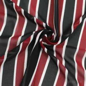 WI-A08 85gsm Breathable Wholesale Stock Shirting Printed Striped Dress Fabric