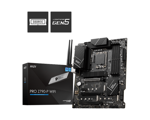 PRO Z790-P WIFI Desktop Motherboard ATX/E-ATX Intel Chipset DDR5 Memory Channel Integrated Graphics SATA Hard Drive 128GB Brand