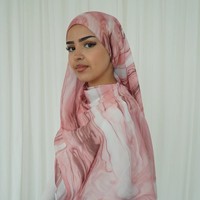 2025 Nieuwste Gepersonaliseerde Geprinte Modal Hijab Digitale Print Hijab Vela Modal Print Design Lichtgewicht Sjaal voor Moslima's