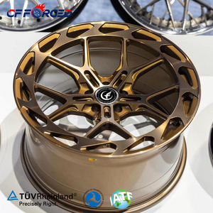 Rines de Aleación de Aluminio Forjado CF Luxury Custom de 18 19 20 21 22 Pulgadas, Diseño Aero Monoblock en Dorado y Negro, 5x112, Nuevos, Multirradio, para <span class=keywords><strong>BMW</strong></span> - Product Image 5