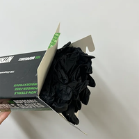 Boîte personnalisée de 100% gants en nitrile noir de 9 pouces, sans latex, pour barbiers, salons de tatouage, salons de beauté, dentistes et ongleries