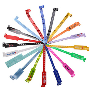 High Quality Disposable Soft PVC RFID Wristband Snap&amp;<strong>Slap</strong> <strong>Lock</strong> Popular Event Party Festivals Paper Material Welcome Promotional - Product Image 4