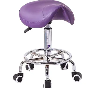 Salon sattel hocker einstellbar mit rädern für medizinische verwendung