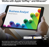 Projecteur sans fil Pro EX9270 1080p 3LCD, 4 100 lumens de luminosité couleur et blanche, Apple AirPlay, Miracast, diffusion depuis un téléphone ou