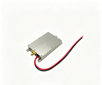 3.4G GaN 10W-60W Modul Penguat Sinyal Pemasangan Standar untuk Drone, Modul Penguat Daya RF dengan Layanan Satu Atap BOM