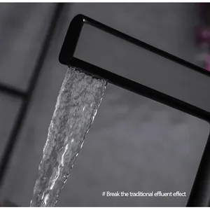 <span class=keywords><strong>AMAXO</strong></span> Mélangeur d'eau à une poignée en cuivre doré brossé Robinet de lavabo - Product Image 3