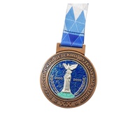 Médaille de sport en alliage de zinc pour marathon, trophée de jeu de vélo, vente en gros, offre spéciale usine