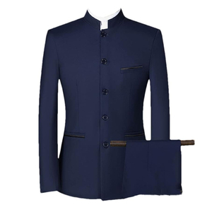 Setelan tuksedo anak laki-laki dua potong, setelan bisnis kasual pengantin pria Prom Eropa Amerika untuk pria dan wanita - Product Image 1