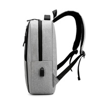 Sac à dos pour ordinateur portable pour hommes Vente en gros Matériau Oxford Imperméable Motif de lettres Port de charge USB avec fermeture à glissière