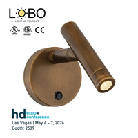 UL-zertifizierte LED-Wandleuchte im Antik-Bronze-Design für moderne amerikanische Hotelzimmer – Wandlampe