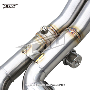 Scarico con Valvola Personalizzato per <span class=keywords><strong>Ferrari</strong></span> F430 Spider/Coupé 4.3L 2005-2009, Tubo di Scarico in Acciaio Inox Boska con Controllo Remoto - Product Image 4