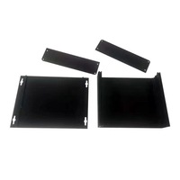 Servicios de Fabricación de Chapa Metálica Personalizada, Carcasa de Disipador de Calor de Aluminio de Diseño Dividido para Enrutador de Control Industrial y Amplificador