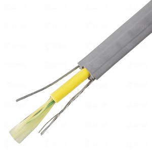 Кабель для лифта 1 2 4 волоконно-оптический кабель с двумя стальными проводами видеонаблюдения - Product Image 6