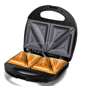 Sandwichera Aifa con superficie <span class=keywords><strong>de</strong></span> rejilla profunda antiadherente para filetes <span class=keywords><strong>de</strong></span> jamón y huevo Parrilla eléctrica compacta Tostadora <span class=keywords><strong>de</strong></span> <span class=keywords><strong>Pan</strong></span> Tostadora - Product Image 3