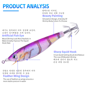 SquidDuke 10cm/10g TOTO pesca EGI <span class=keywords><strong>calamari</strong></span> Jig polpo <span class=keywords><strong>seppie</strong></span> richiamo luminoso pesca acqua salata calamaro esca Jig - Product Image 3
