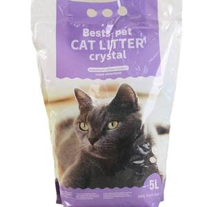 Litière pour chat en cristal de silice avec logo personnalisé, granulés larges, formule ultra propre, faible dispersion, pouvoir de retenue liquide puissant, litière pour animaux de compagnie de qualité supérieure - Product Image 5