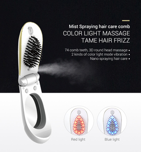 NOUVEAU Applicateur d'huile capillaire Traitement capillaire Masseur pour cuir chevelu Spray vibrant électrique Soins capillaires Masseur Peigne - Product Image 2
