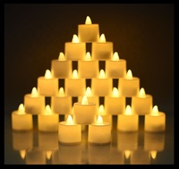 Bougies chauffe-plat LED multicolores sans flamme à piles Noël Mariage Décoration intérieure Bougies de Saint-Valentin