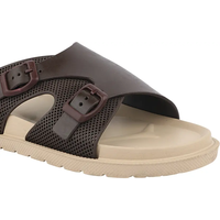Semelle confortable hommes pantoufles haute qualité été chaussures plates concepteur diapositives hommes durables sandales légères