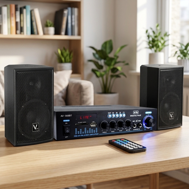 AV-568- MS0610 Sounds System Equipment Speaker Ktv Audio Set Home Karaoke Professional Conference Room