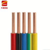 H07V-K H07V-R H07V-U Hausverdrahtung Gebäude-BV-BVR Elektrisches Kabel Isoliertes Kupfer-Einzelkabel PVC 1,5mm 2,5mm 4mm 6mm