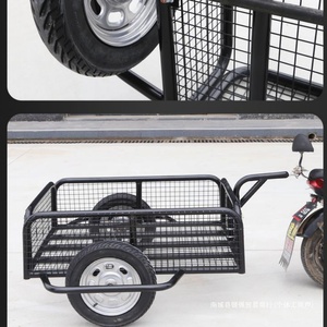 Remolque de Carga Práctico de Acero Inoxidable para Motocicleta y Bicicleta, Ideal para Camping - Product Image 4