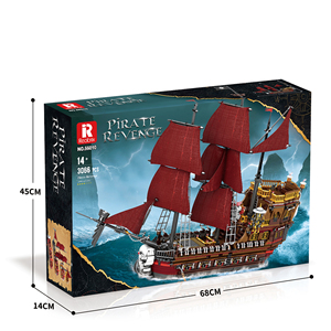 BARCO PIRATA (3066 PIEZAS) Bloques <span class=keywords><strong>de</strong></span> Construcción, Juguete <span class=keywords><strong>de</strong></span> Rompecabezas <span class=keywords><strong>para</strong></span> Niños, Kits <span class=keywords><strong>de</strong></span> Modelos <span class=keywords><strong>para</strong></span> Juguetes Educativos, Bloques <span class=keywords><strong>de</strong></span> Construcción <span class=keywords><strong>para</strong></span> Armar - Product Image 2