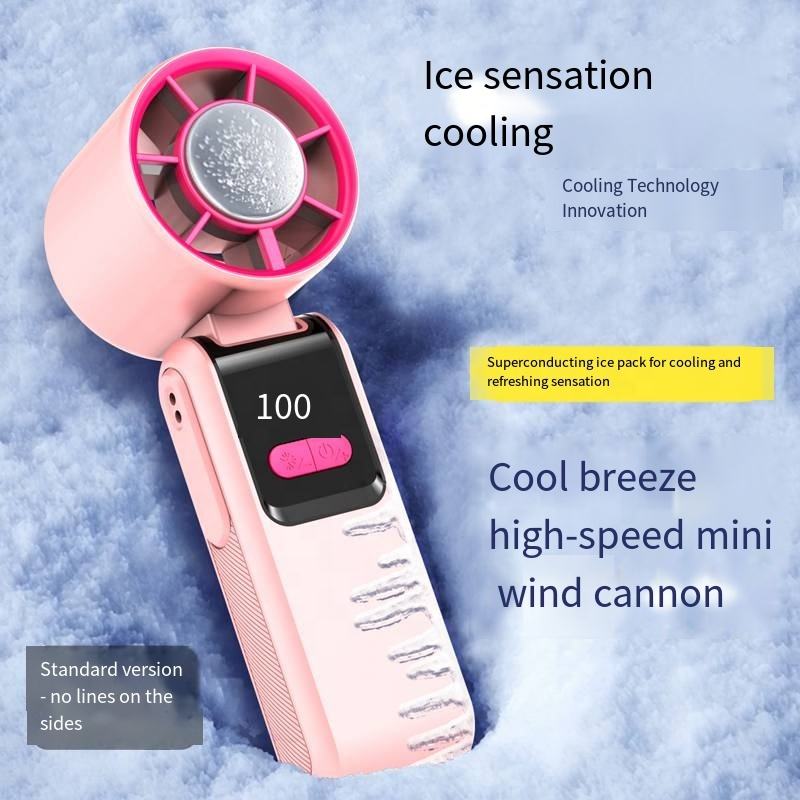 Handheld Wearable Foldable Three-Speed USB Rechargeable Mini Portable ...