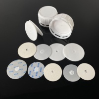 Liquide emballage évents HDPE bouteille flux d'air aluminium Induction PE étanche respirant doublure ventilé bouchon joint doublure