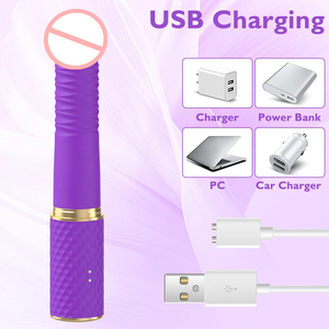 Potente Masajeador Sexual Automático Multivelocidad Telescópico, Máquina de Masturbación Femenina, Dildo, Máquina Sexual para Mujeres - Product Image 6