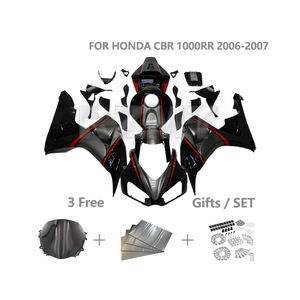 Kit de carénages pour HONDA CBR1000RR 2006 2007 CBR 1000RR, kit de carénage de moto personnalisé, ensemble de pièces de carrosserie en ABS injecté H1007-106a - Product Image 1