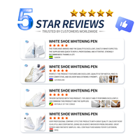 Marqueur pour chaussures blanc professionnel de qualité supérieure Daan 22g