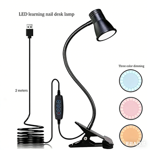 Lámpara LED USB con Clip para Protección Ocular, Lámpara de Escritorio para Lectura, Maquillaje Facial, Tatuajes, Cejas, Selfies - Product Image 2