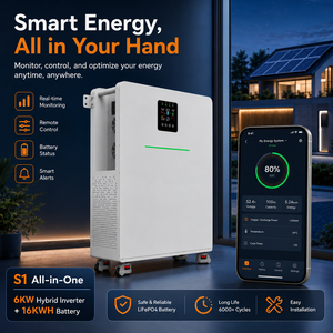 Sistema de Almacenamiento de Energía Todo en Uno de 16 kWh con Inversor Híbrido de 6 kW y Batería LiFePO4 para Energía Solar de Respaldo en el Hogar - Product Image 4