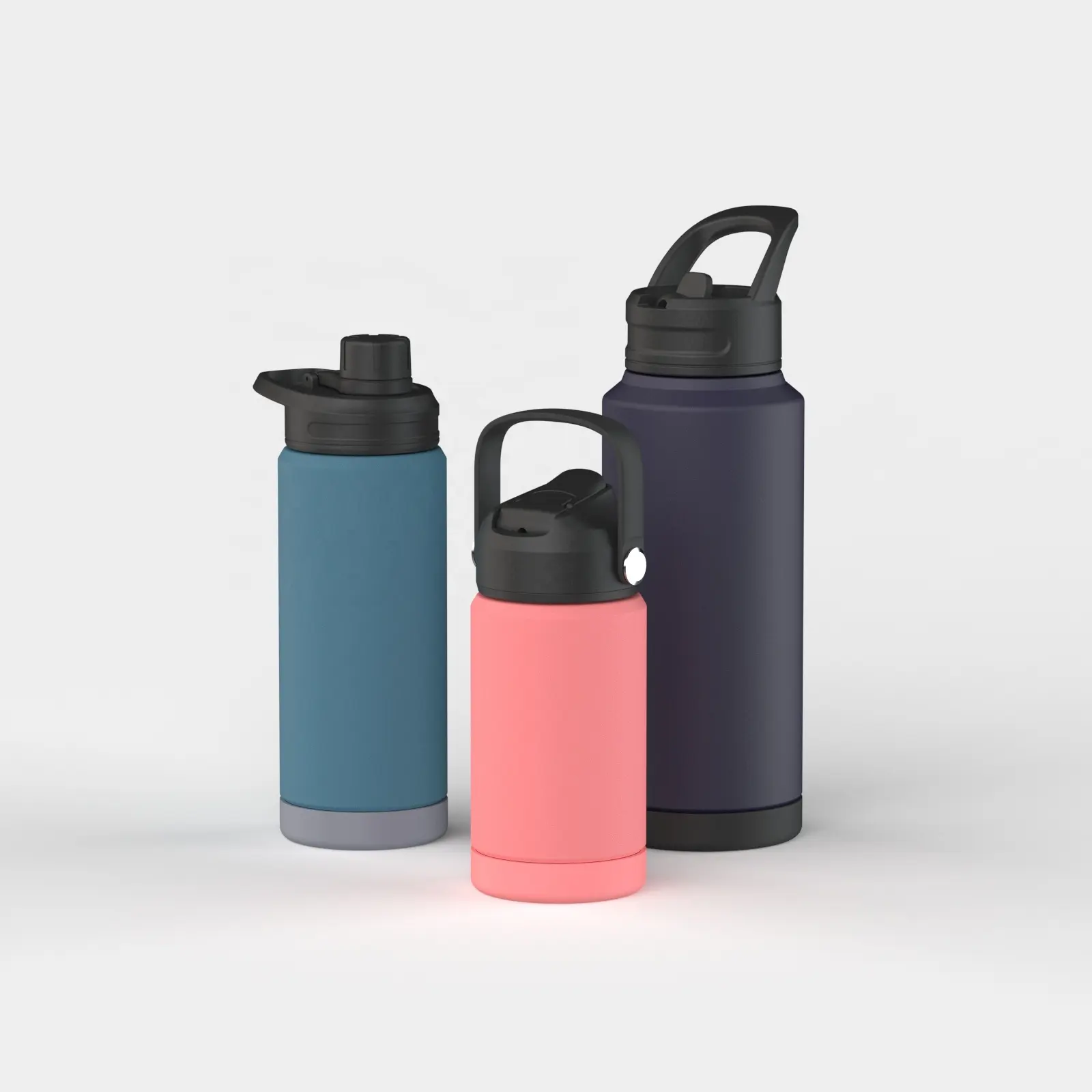 Wholesale 12/18/32OZ custom logo vacuum cheap 304 sports gym bulk water bottles metal water bottle