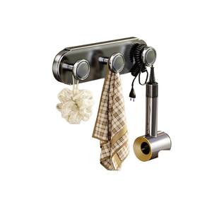 Colgador de puerta con ventosa de alta resistencia con 6 ganchos, diseño moderno para almacenamiento en la entrada del baño, instalación sin taladro - Product Image 2