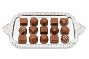 Heavy Duty Stainless Steel Chocolate Serving <b>Tray</b> With Stylish Design For Professional Bakery Restaurant Hotel <b>Buffet</b> Service - Product Image 6
