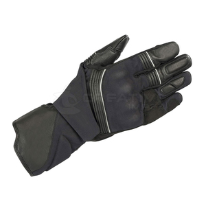 High Quality Leather Full Finger Motorbike <b>Gloves</b> for Winter Racing <b>Touchscreen</b> Safety Waterproof Windproof Unisex Custom Color - Product Image 2