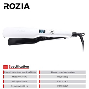 <span class=keywords><strong>Plancha</strong></span> <span class=keywords><strong>de</strong></span> <span class=keywords><strong>pelo</strong></span> iónica con pantalla LED <span class=keywords><strong>de</strong></span> temperatura flotante con placa <span class=keywords><strong>de</strong></span> calor flotante Rozia, <span class=keywords><strong>plancha</strong></span> <span class=keywords><strong>de</strong></span> <span class=keywords><strong>pelo</strong></span> <span class=keywords><strong>de</strong></span> calentamie - Product Image 3