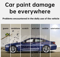 Revêtement liquide acrylique haute brillance automobile 2K, séchage rapide, écologique, résistant aux intempéries, pour la rénovation de carrosserie automobile