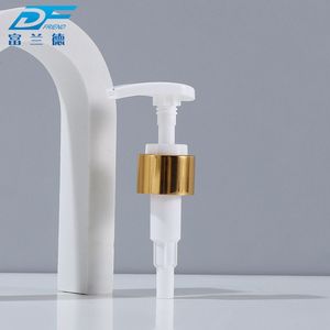 Bomba Dosificadora de Emulsión de Aluminio Electrochapado Df Friend 28/410, Cabezal de Bomba para Champú Chapado en Oro, Envase Cosmético - Product Image 4