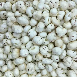 Nueces de loto seleccionadas a mano, phool makhana, son semillas comestibles de gran tamaño y calidad premium derivadas de la planta de loto Euryale ferox. - Product Image 1