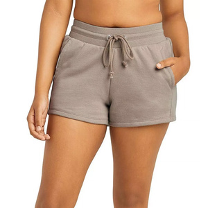 Pantalones Cortos de Verano para Mujer, Casuales, de Moda, para Gimnasio, Correr, Hacer Ejercicio, de Algodón, con Cordón, Suaves, Ligeros, Elegantes y Modernos - Product Image 1