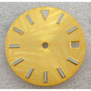 Piezas de Reloj con Esfera Verde Luminosa de 28.5mm, Movimiento Mecánico NH35 Modificado con Diseño de Manecillas Tipo Hoja - Product Image 2