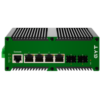 Nuevo Switch PoE Industrial Gigabit Administrado L2 de 4 Puertos con 2 Puertos SFP de Enlace Ascendente Gigabit