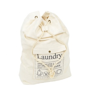 Fabric Prevent Splashing <strong>Laundry</strong> Bag <strong>Large</strong> Capacity Drawing String <strong>Laundry</strong> Bag Cotton Shoulder <strong>Laundry</strong> <strong>Hamper</strong> - Product Image 1