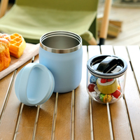 Nouvelle Bouteille Isotherme Double Paroi en Acier Inoxydable 2026 – Pot Alimentaire Isotherme Sous Vide Personnalisable pour Soupe, Garde les Aliments au Chaud avec Cuillère