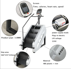 Commerciale scalatore elettrico palestra <span class=keywords><strong>Fitness</strong></span> elettrico Stepper Master consigliato da <span class=keywords><strong>istruttori</strong></span> macchina arrampicata - Product Image 5